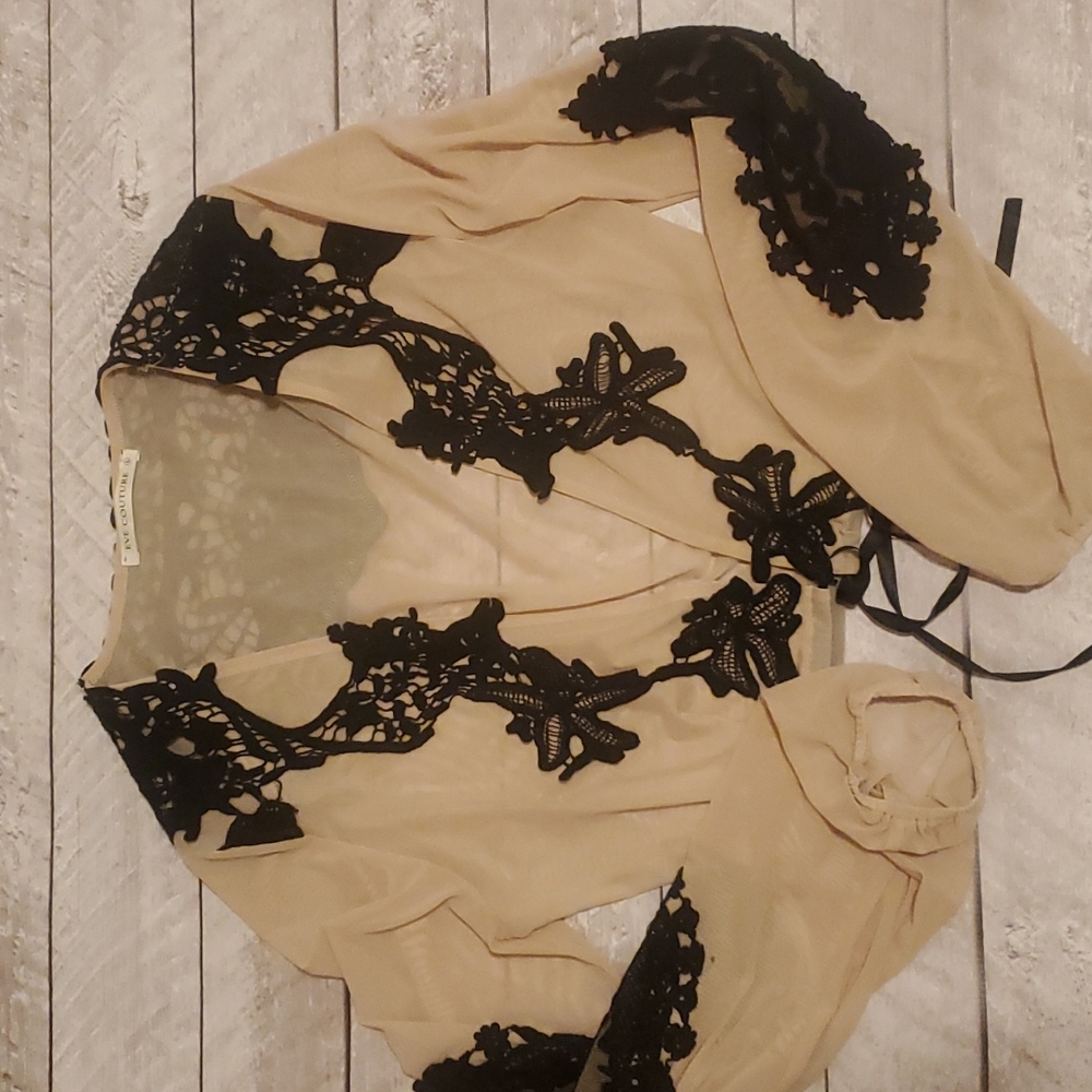Eve Couture Mesh Bolero Size L